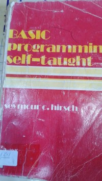 Image of BASIC programming self taught