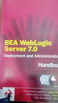 Image of BEA WebLogic server 7.0
