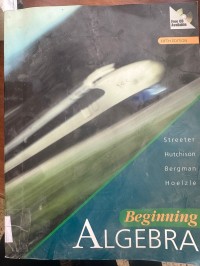 Image of Beginning Algebra