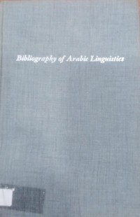 Image of Bibliography of Arabic Linguistics