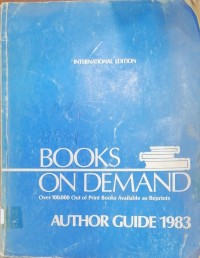 Image of BOOKS ON DEMAND AUTHOR GUIDE 1983