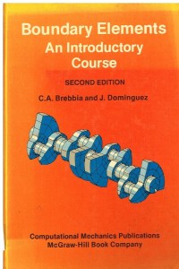 Image of BOUNDARY ELEMENTS AND INTRODUCTORY COURSE