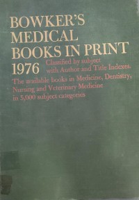 Image of BOWKERS MEDICAL BOOKS IN PRINT