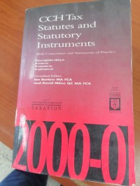 Image of CCH Tax Statutes and Statutory Instruments