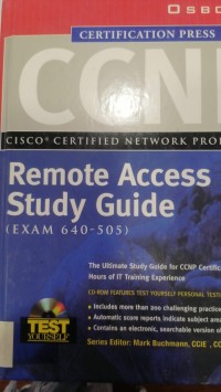 Image of CCNP Remote Access study Guide