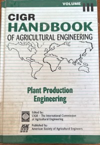 Image of CIGR Handbook of Agricultural Engineering