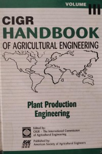 Image of CIGR Handbook of Agricultural Engineering
