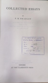 Image of COLLECTED ESSAYS