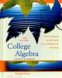 Image of COLLEGE ALGEBRA GRAPHS AND MODELS
