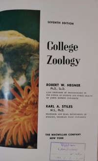 Image of College Zoology