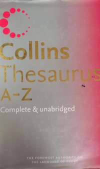Image of Collins Thesaurus A-z