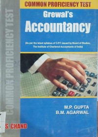 Image of Common Proficiency Test Grewal's Accountancy