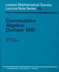 Image of Commutative Algebra: Durham 1981
