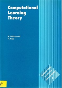 Image of COMPUTATIONAL LEARNING THEORY