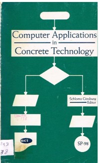 Image of COMPUTER APPLICATIONS IN CONCRETE TECHNOLOGY