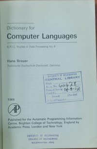 Image of COMPUTER LANGUGES