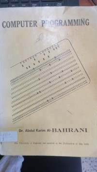 Image of COMPUTER PROGRAMMING