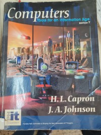 Image of Computers tools for an information