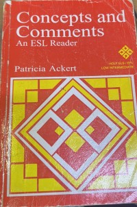 Image of Concepts 
& Comments
An ESL Reader