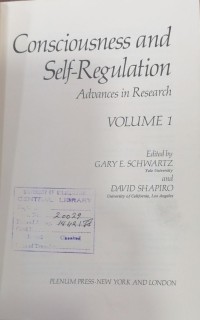 Image of Consciousness and self- Regulation