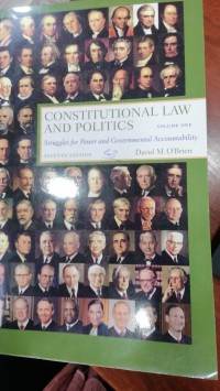 Image of CONSTITUTIONAL LAW AND POLITICS