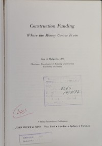 Image of Construction Funding