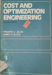 Image of COST AND OPTIMIZATION ENGINEERING