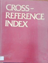 Image of CROSS REFERENCE INDEX Asubject Heading guide