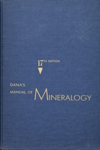 Image of Dana’s Manual of Mineralogy