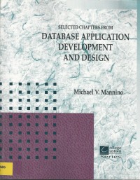 Image of DATABASE APPLICATION DEVELOPMENT AND DESIGN