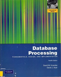 Image of Database Processing Fundamentals, Design, and Implementation