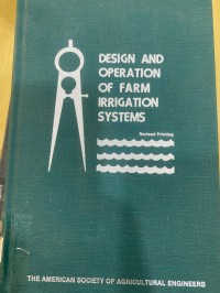 Image of Design and Operation of Farm Irrigation Systems