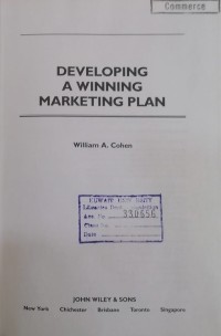 Image of Developing A Winning Marketing plan
