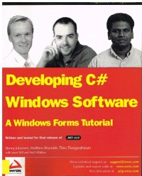 Image of DEVELOPING C# WINDOWS SOFTWARE