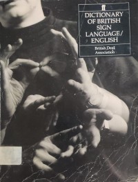 Image of DICTIONARY OF BRITISH SIGN LANGUAGE ENGLISH
