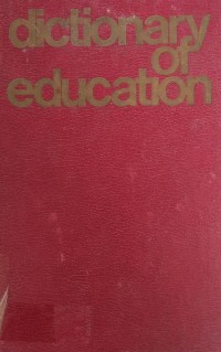 Image of dictionary of education