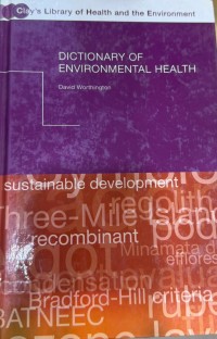 Image of Dictionary of Environmental Health