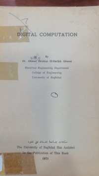 Image of DIGITAL COMPUTATION