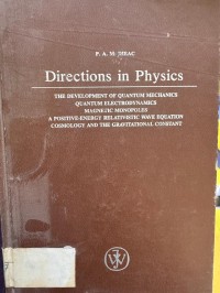 Image of Directions on Physics