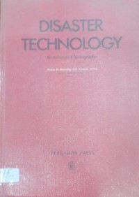 Image of DISASTER TECHNOLOGY