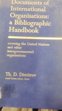 Image of Documents of organisations a Bib1iographic Handbook