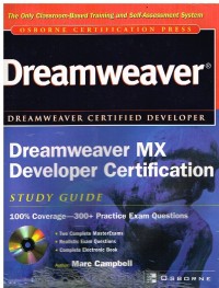 Image of DREAMWEAVER MX DEVELOPER CERTIFICATION STUDY GUIDE