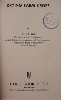Image of DRYING FARM CROPS