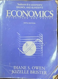 Image of Economics principles and Policy