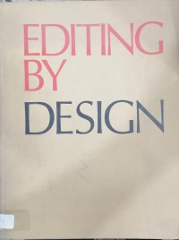 Image of EDITING BY DESIGN