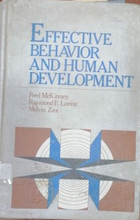 Image of EFFECTIVE BEHANIOR AND HUMAN DEVELOPMENT