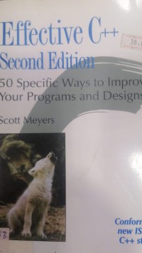Image of Effective C++ Second Edition