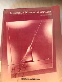 Image of ELEMENTARY NUMERICAL ANALYSIS