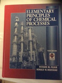 Image of Elementary Principles of Chemical Processes