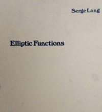 Image of ELLIPTIC FUNCTIONS